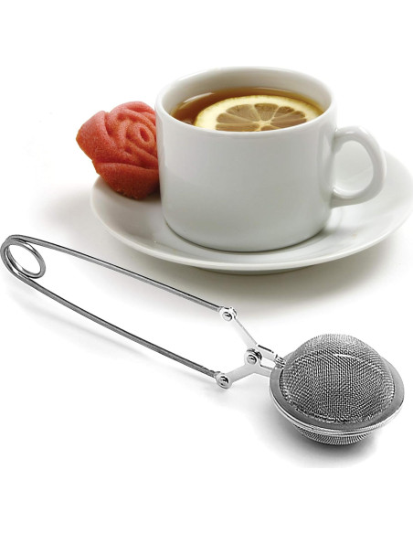 Infusor de Té de Acero Inoxidable Norpro 16cm Redondo