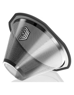 Filtro de Café Reutilizable HEXNUB para Kalita Wave 185 y OXO 8 Tazas