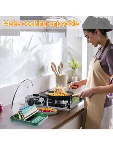 Soporte para Cucharas y Tapas de Olla UrbAmerican - Antideslizante