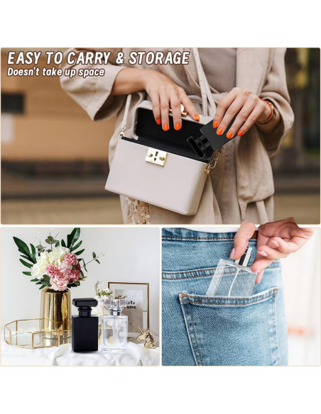 Atomizador de Perfume Luxsego 30ML Vidrio Reutilizable con Embudos