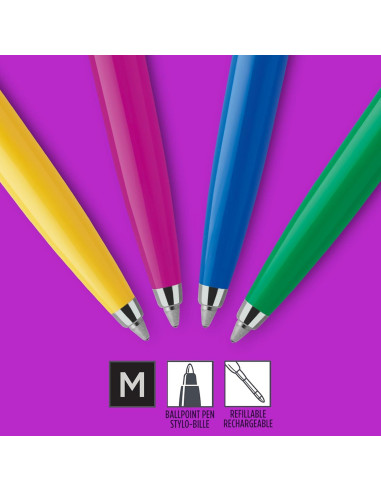 Set de 4 bolígrafos Parker Jotter Originals | Colores retro