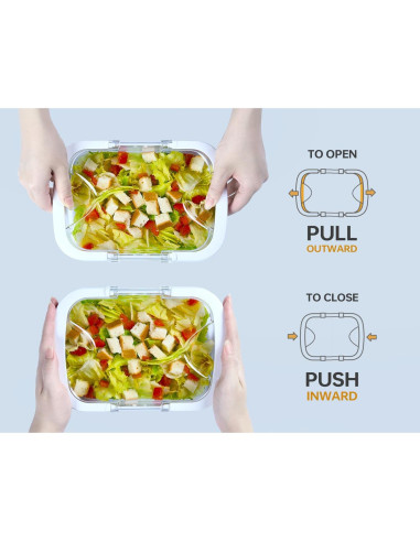 Contenedor de Comidas Felli Duo Loc 12pk Hermético 8.5t