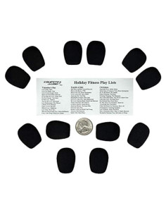 Funda de micrófono lavalier Compete Audio CA12 - Paquete de 12