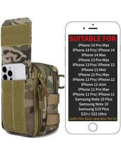 Funda de Cintura Táctica IronSeals Camo para iPhone y Samsung 2
