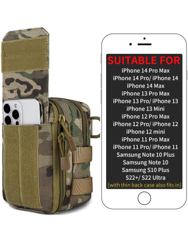 Funda de Cintura Táctica IronSeals Camo para iPhone y Samsung