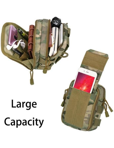 Funda de Cintura Táctica IronSeals Camo para iPhone y Samsung Funda de Cintura Táctica IronSeals Camo para iPhone y Samsung