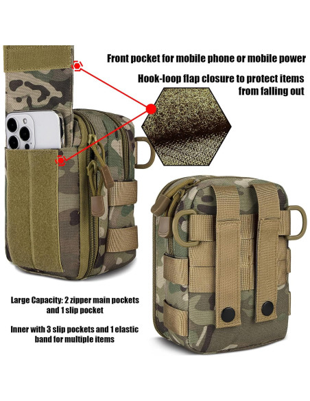 Funda de Cintura Táctica IronSeals Camo para iPhone y Samsung Funda de Cintura Táctica IronSeals Camo para iPhone y Samsung