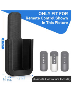 Soporte de Control Remoto para Ventilador de Techo Saillong Negro 2