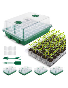Bandeja de Inicio de Semillas YAUNGEL XL 160 Celdas Verde