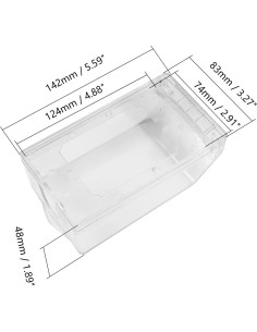 Cubierta de Enchufe a Prueba de Agua Fielect 142x83mm 2Pcs 2