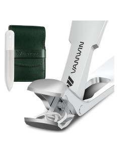 Cortauñas VANWIN para Uñas Gruesas con Mango Largo y Recogedor