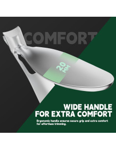 Cortauñas VANWIN para Uñas Gruesas con Mango Largo y Recogedor 2