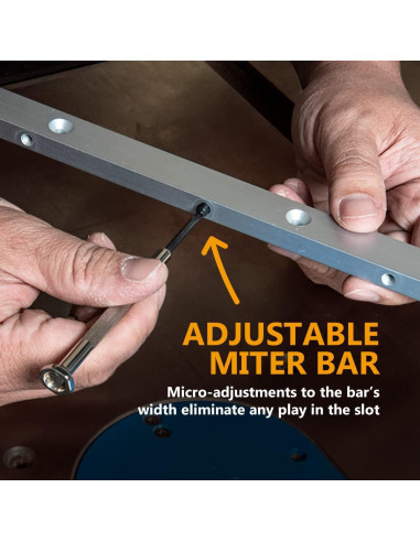 Barra de Corte Cruzado POWERTEC 91.44 cm Aluminio 2PK