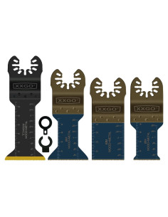 Kits de Cuchillas Multitool Titanio Bi Metal 4 Pcs XXGO