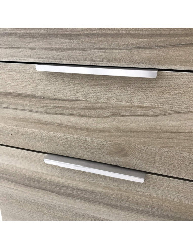 Tiradores de Cajones Jetland 10 Unidades Níquel Cepillado 76mm