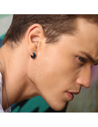 Set 12 Pares Pendientes Magnéticos Acero Inoxidable WAINIS