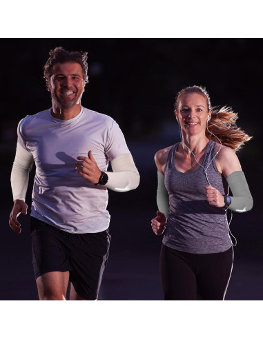 6 Pares Mangas de Protección Solar UV Unisex con Cruz