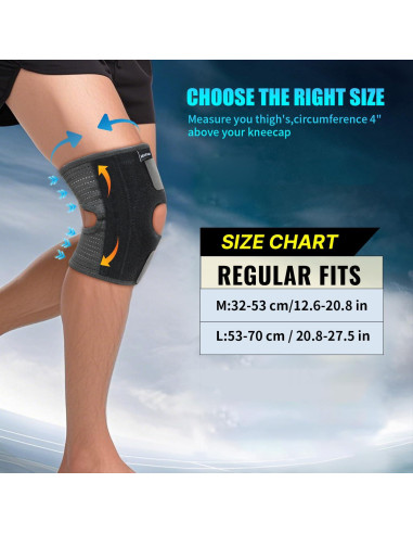 Faja de Rodilla Doble Resorte Meantaus - Soporte Médico Antideslizante