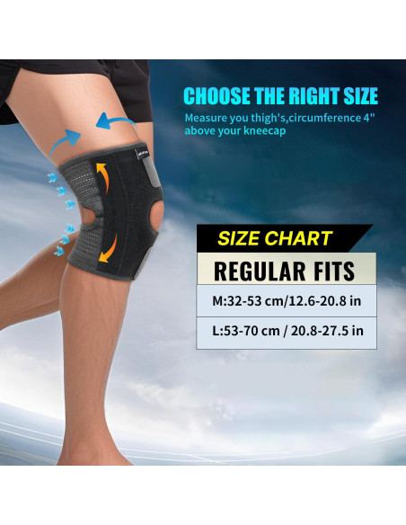 Faja de Rodilla Doble Resorte Meantaus - Soporte Médico Antideslizante