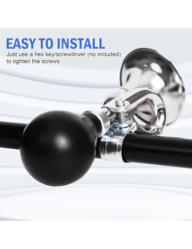 Bocina Retro Timoo para Bicicleta y Carro de Golf 18.8 cm