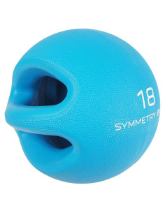 Bola de Medicina Cuerpo Inteligente 8.16 kg Doble Mango Azul