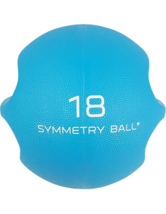 Bola de Medicina Cuerpo Inteligente 8.16 kg Doble Mango Azul 2