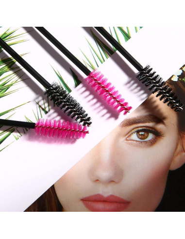 200 Cepillos Desechables para Pestañas GoWorth 9.8 cm Negro