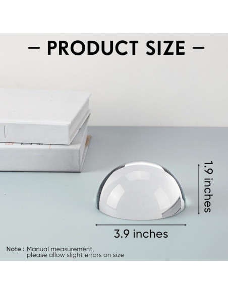 Lente de Aumento Jetec 5X 9.9 cm en Forma de Cúpula con Caja