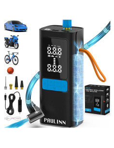 Compresor de Aire Portátil PAULINN 150 PSI 15000mAh Inalámbrico