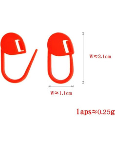 Marcadores de Puntos SUZUYO 240 Piezas Multicolor para Tejer 2