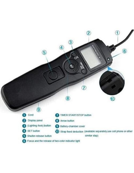 Control Remoto de Obturador ZHUXI BW-7009 para Sony Control Remoto de Obturador ZHUXI BW-7009 para Sony