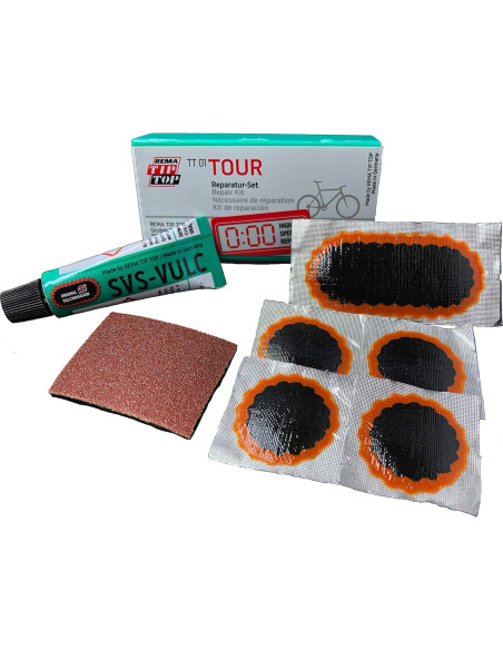 Kit de Reparación de Parches para Tubos Rema Tip Top TT01 - 2 Unidades