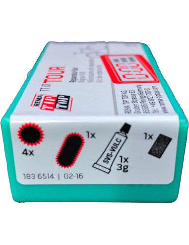 Kit de Reparación de Parches para Tubos Rema Tip Top TT01 - 2 Unidades