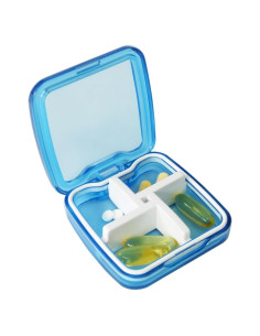 Organizador de Pastillas Deke Home 4 Compartimentos Compacto