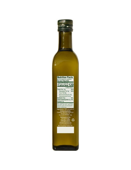 Aceite de Aguacate Mantova 500 ml - 100% Puro y Natural
