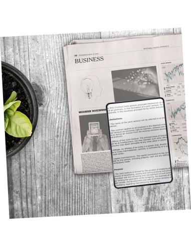 Lentes de Aumento de Mano COOLHIYA - Paquete de 4 Piezas 3x