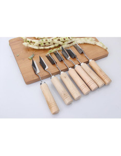 Cortador de Piña 7 Piezas DOITOOL Acero Inoxidable Ergonomico 2