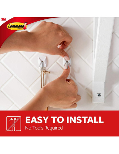 Ganchos de Pared Adhesivos Command 16 Unidades 0.23 kg