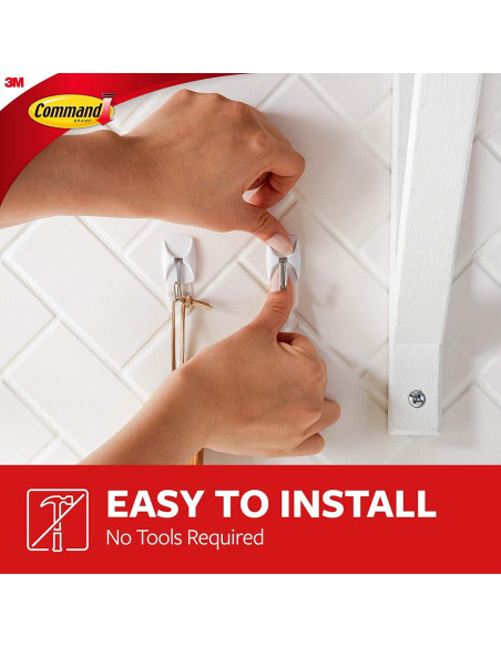 Ganchos de Pared Adhesivos Command 16 Unidades 0.23 kg