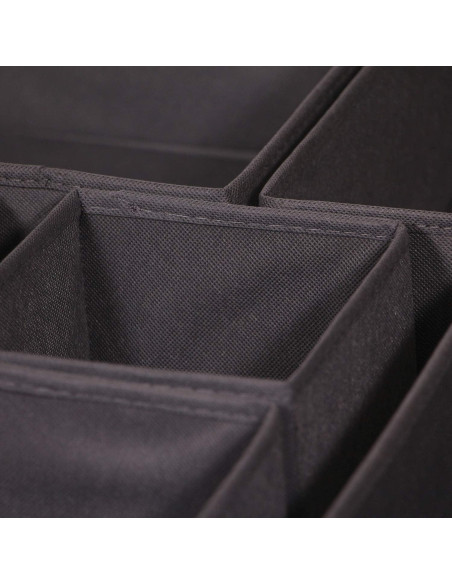 Organizador de Cajón DIOMMELL 12 Piezas Tela Plegable Gris
