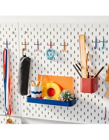 Clips de Tablero de Clavos Teaaha 100PCS Negro 5.08x1.35cm