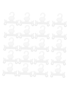 100 Ganchos de Plástico Veemoon para Exhibir Pantuflas y Sandalias