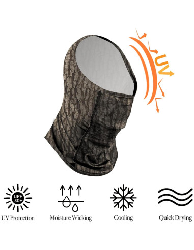 Gaiter de Cuello Transpirable UPF 50+ para Hombres - Protección Solar