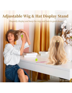 Soporte para Sombreros Dorado OMISTAR, Ajustable 20.32-39.37 cm 2