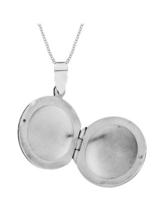 Colgante de plata esterlina 925 Silverly 2.21 cm 18 pulgadas 2