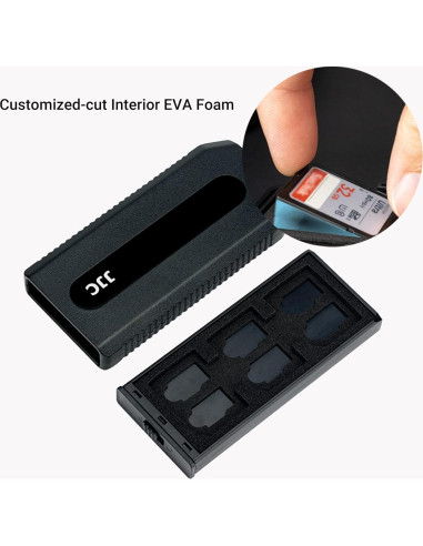 Estuche Organizador de Tarjetas de Memoria JJC 18 Slots