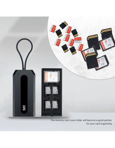 Estuche Organizador de Tarjetas de Memoria JJC 18 Slots