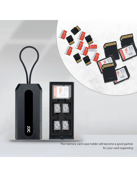 Estuche Organizador de Tarjetas de Memoria JJC 18 Slots