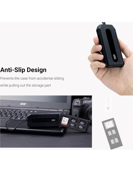 Estuche Organizador de Tarjetas de Memoria JJC 18 Slots