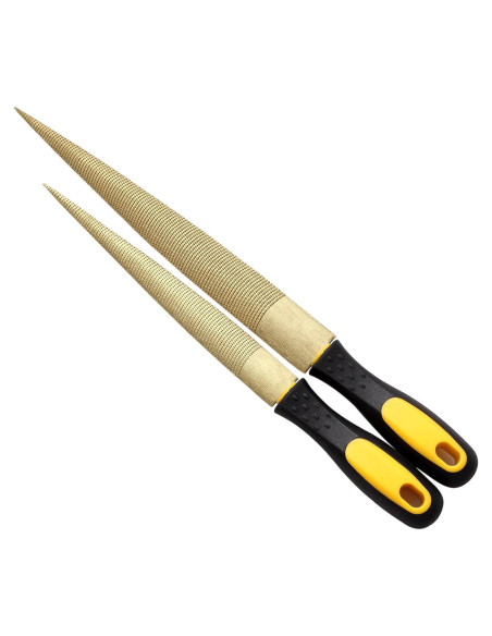 Juego de limas de madera NKTM 2 piezas 20,3 cm y 25,4 cm